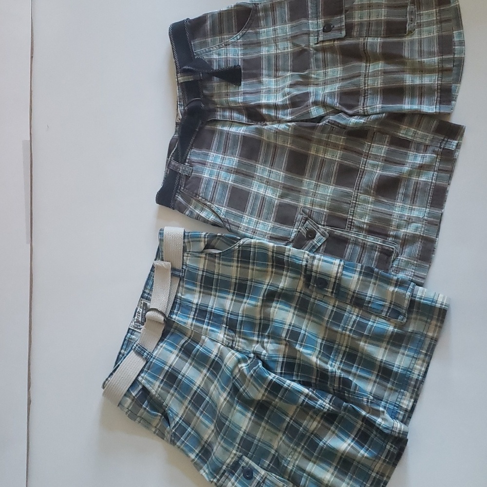 100 % Cotton Belted Boys Cargo Shorts Lot